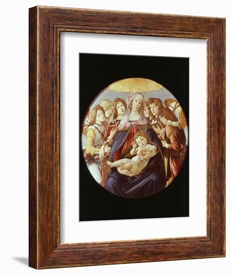 Madonna of the Pomegranate, C.1487-Sandro Botticelli-Framed Giclee Print