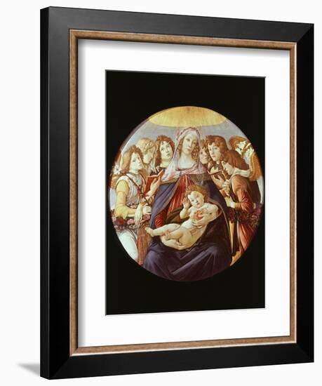 Madonna of the Pomegranate, C.1487-Sandro Botticelli-Framed Giclee Print