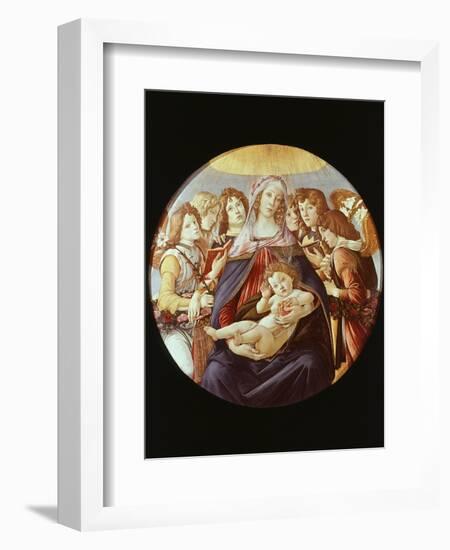 Madonna of the Pomegranate, C.1487-Sandro Botticelli-Framed Giclee Print