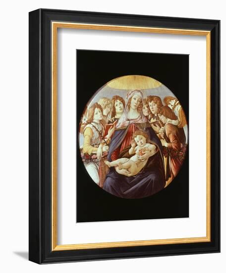 Madonna of the Pomegranate, C.1487-Sandro Botticelli-Framed Giclee Print