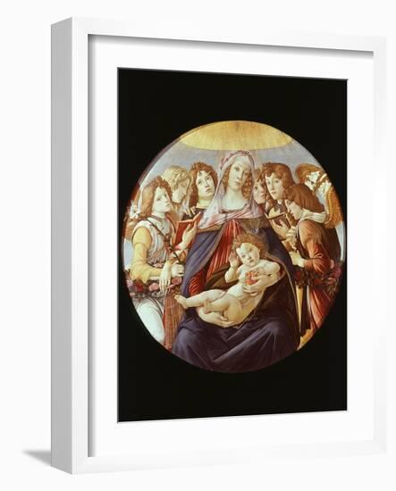 Madonna of the Pomegranate, C.1487-Sandro Botticelli-Framed Giclee Print