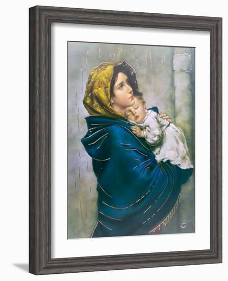 Madonna of the Poor-Roberto Ferruzzi-Framed Art Print