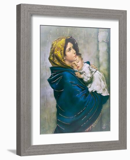 Madonna of the Poor-Roberto Ferruzzi-Framed Art Print