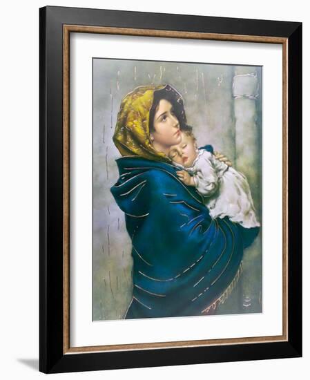 Madonna of the Poor-Roberto Ferruzzi-Framed Art Print