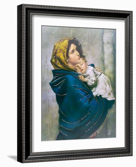 Madonna of the Poor-Roberto Ferruzzi-Framed Art Print