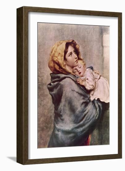 Madonna of the Poor-Roberto Ferruzzi-Framed Giclee Print