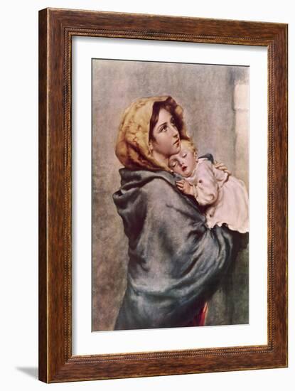 Madonna of the Poor-Roberto Ferruzzi-Framed Giclee Print