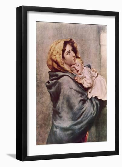 Madonna of the Poor-Roberto Ferruzzi-Framed Giclee Print