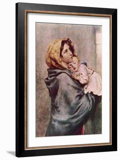 Madonna of the Poor-Roberto Ferruzzi-Framed Giclee Print