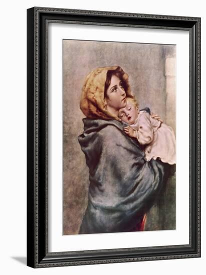 Madonna of the Poor-Roberto Ferruzzi-Framed Giclee Print