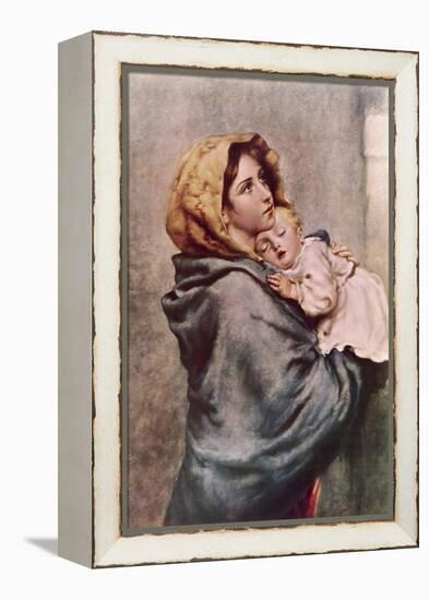 Madonna of the Poor-Roberto Ferruzzi-Framed Premier Image Canvas