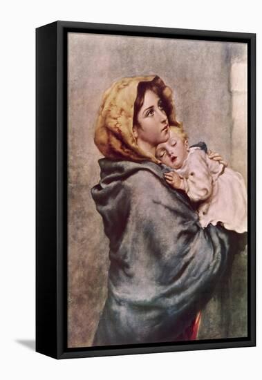Madonna of the Poor-Roberto Ferruzzi-Framed Premier Image Canvas