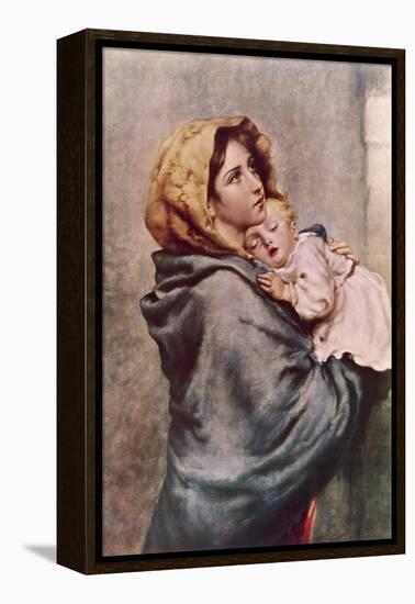 Madonna of the Poor-Roberto Ferruzzi-Framed Premier Image Canvas