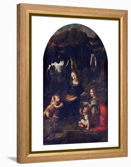 Madonna of the Rocks, circa 1478-Leonardo da Vinci-Framed Premier Image Canvas