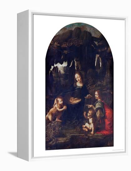 Madonna of the Rocks, circa 1478-Leonardo da Vinci-Framed Premier Image Canvas