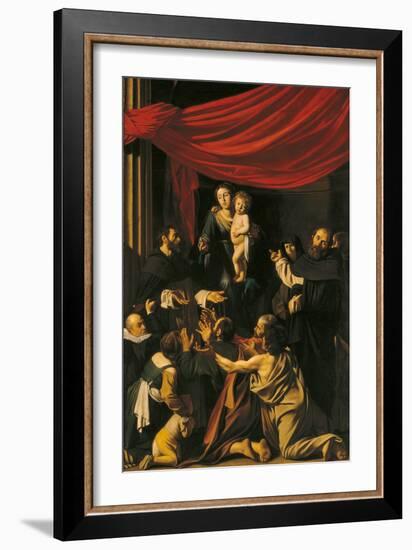 Madonna of the Rosary-Caravaggio-Framed Giclee Print