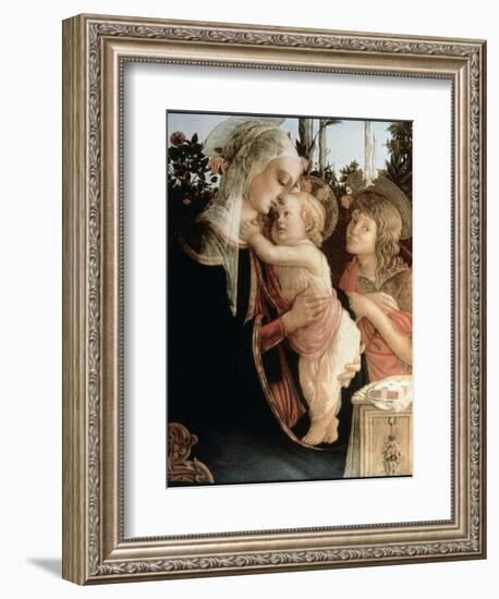 Madonna of the Rosegarden No.2 (with St. John Baptist)-Sandro Botticelli-Framed Giclee Print