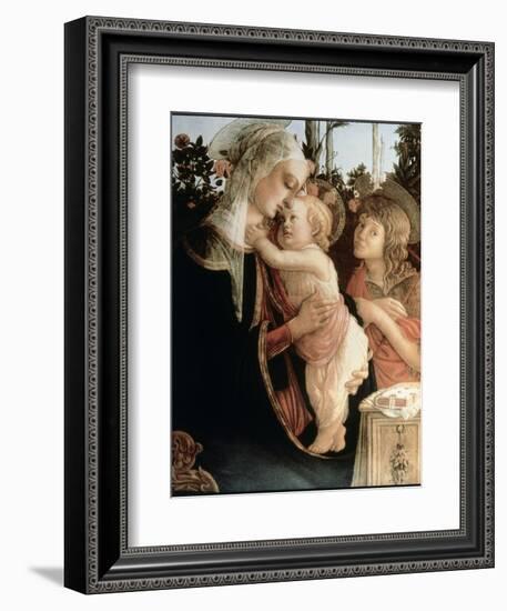 Madonna of the Rosegarden No.2 (with St. John Baptist)-Sandro Botticelli-Framed Giclee Print