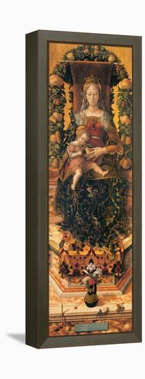 Madonna of the Taper (Madonna Della Candeletta)-Crivelli Carlo-Framed Premier Image Canvas