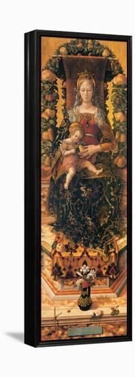 Madonna of the Taper (Madonna Della Candeletta)-Crivelli Carlo-Framed Premier Image Canvas