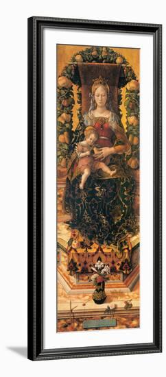 Madonna of the Taper (Madonna Della Candeletta)-Crivelli Carlo-Framed Giclee Print