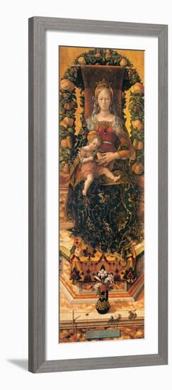 Madonna of the Taper (Madonna Della Candeletta)-Crivelli Carlo-Framed Giclee Print