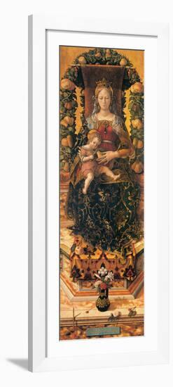 Madonna of the Taper (Madonna Della Candeletta)-Crivelli Carlo-Framed Giclee Print