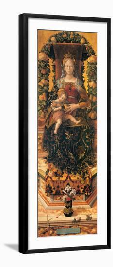 Madonna of the Taper (Madonna Della Candeletta)-Crivelli Carlo-Framed Giclee Print