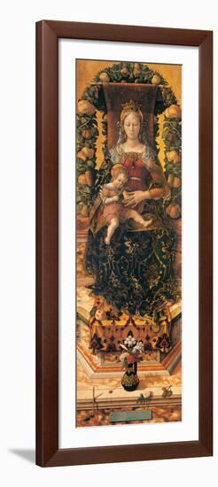 Madonna of the Taper (Madonna Della Candeletta)-Crivelli Carlo-Framed Giclee Print