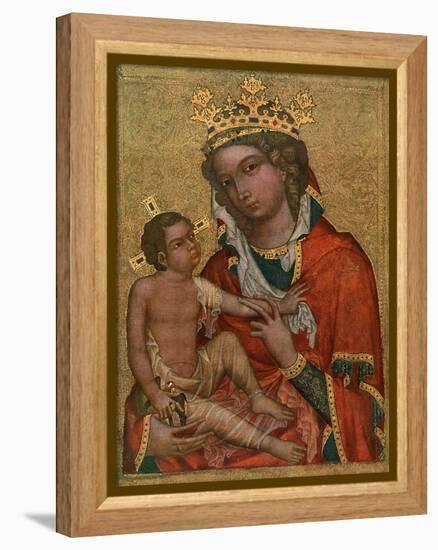 Madonna of Veveri, C1350-null-Framed Premier Image Canvas