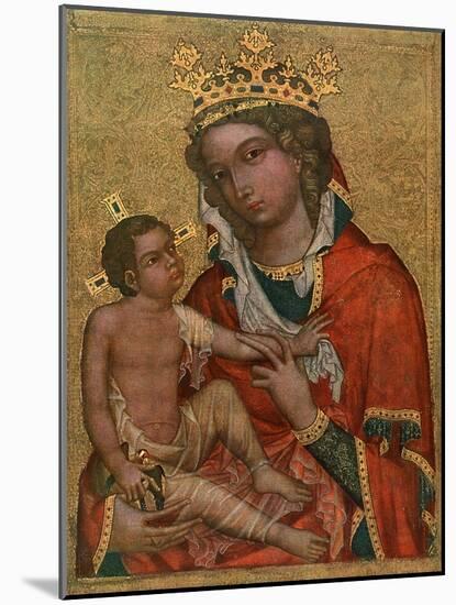 Madonna of Veveri, C1350-null-Mounted Giclee Print