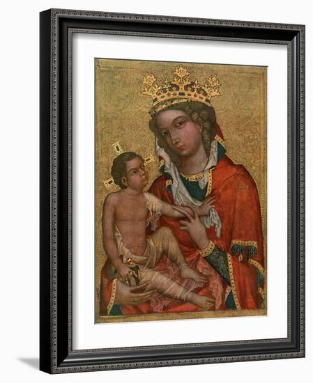 Madonna of Veveri, C1350-null-Framed Giclee Print