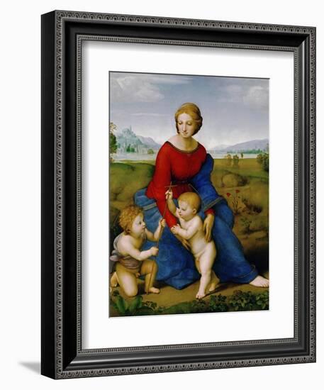 Madonna on the Meadow, 1505 or 1506-Raphael-Framed Giclee Print