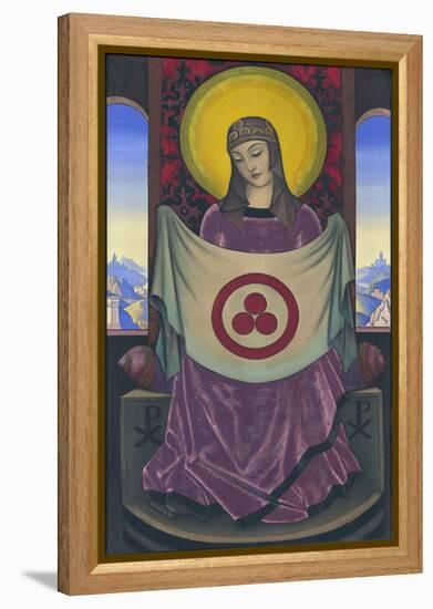 Madonna Oriflamma, 1932 (Tempera on Canvas)-Nicholas Roerich-Framed Premier Image Canvas