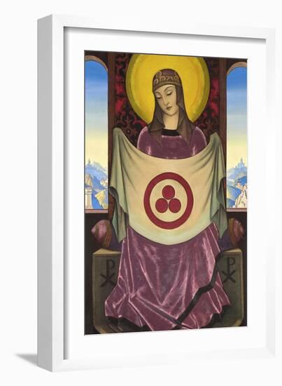 Madonna Oriflamma, 1932-Nicholas Roerich-Framed Giclee Print