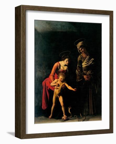 Madonna Palafrenieri-Caravaggio-Framed Art Print