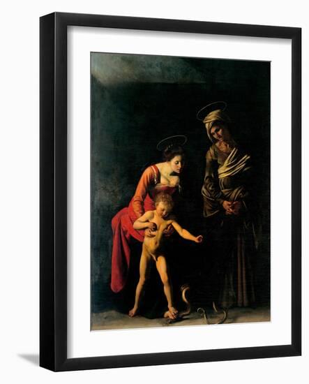 Madonna Palafrenieri-Caravaggio-Framed Art Print