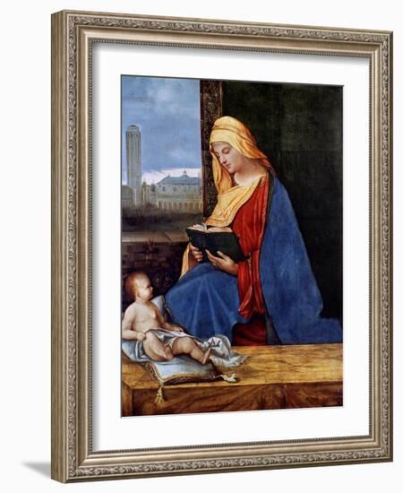 Madonna Reading-Giorgione-Framed Giclee Print