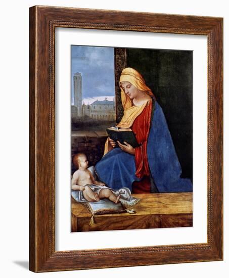 Madonna Reading-Giorgione-Framed Giclee Print