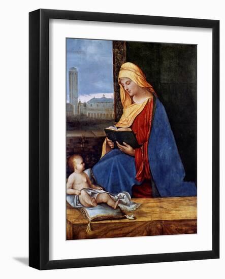 Madonna Reading-Giorgione-Framed Giclee Print