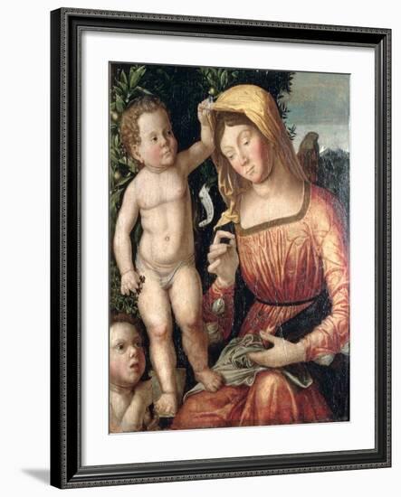 Madonna Sewing-Giovanni Francesco Caroto-Framed Giclee Print