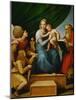 Madonna with a Fish (In the Hand of Young Tobias, Accompanied by the Archangel Raphael)-Raphael-Mounted Giclee Print