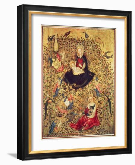 Madonna with a Rose Bush-Sassetta-Framed Giclee Print