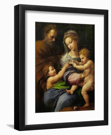 Madonna with a Rose-Raphael-Framed Giclee Print