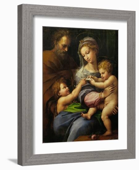 Madonna with a Rose-Raphael-Framed Giclee Print