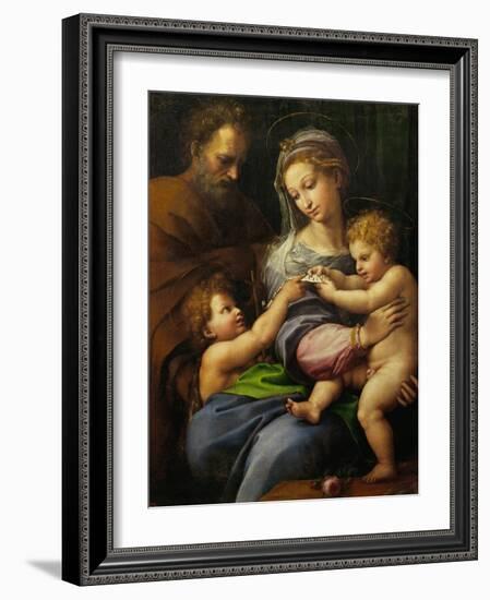 Madonna with a Rose-Raphael-Framed Giclee Print