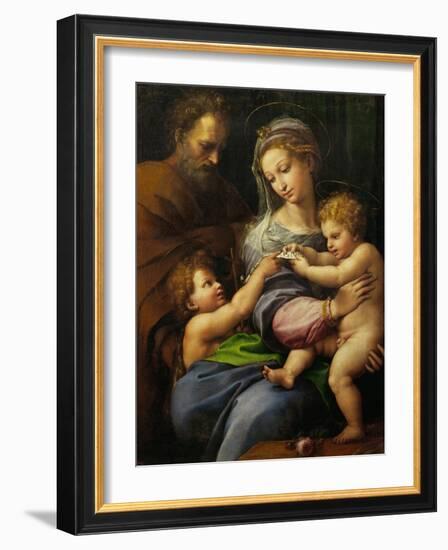 Madonna with a Rose-Raphael-Framed Giclee Print