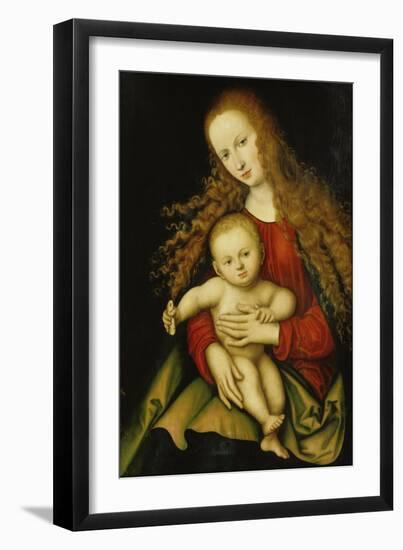 Madonna with Child, 1529-Lucas Cranach the Elder-Framed Giclee Print