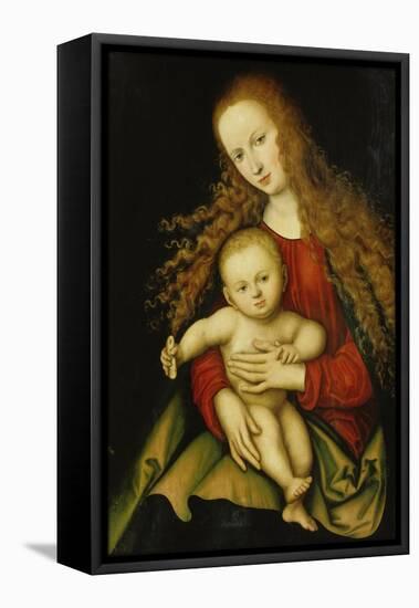 Madonna with Child, 1529-Lucas Cranach the Elder-Framed Premier Image Canvas