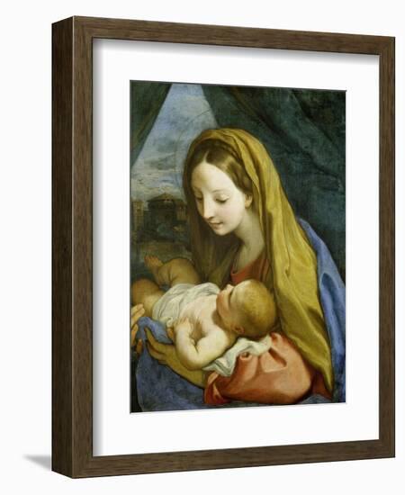 Madonna with Child, about 1660-Carlo Maratti-Framed Giclee Print